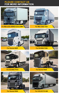 Parachoques Delantero de Aluminio, Protección para Camiones Europeos, Accesorios y Piezas, Barra Protectora con Sensor para Volvo FH460 Scania Man - Product Image 5