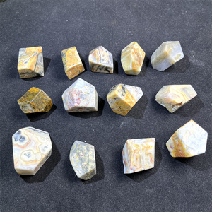 All'ingrosso di alta qualità naturale di cristallo di cristallo lucidato pazzo agata Freeform per la decorazione - Product Image 6