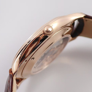 Reloj Mecánico Elegante, Discreto y Lujoso con Cristal de Zafiro, Caja de Acero Inoxidable, Visualización de Fecha y Correa de Cuero - Product Image 4