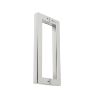 Poignée de porte d'entrée avant Poignée de porte en verre à levier carré