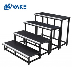 Bán buôn khác nhau bền di động gấp giai đoạn cầu thang vuông mô hình Hợp kim nhôm và ván ép TUV chứng nhận cho đám cưới - Product Image 3