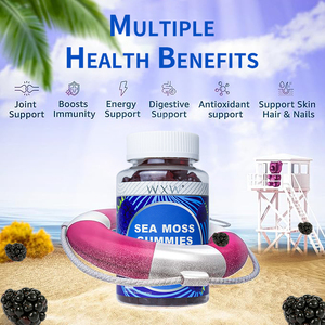 Vente d'usine Gummies de mousse de mer fiables détoxifier l'approvisionnement alimentaire de santé immunitaire suppléments Gummies de mousse de mer à base de plantes - Product Image 4