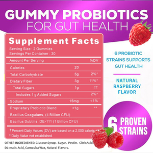 Gomitas probióticas OEM/ODM, soporte inmunológico y digestivo, dulces de goma para digestión de probióticos - Product Image 2