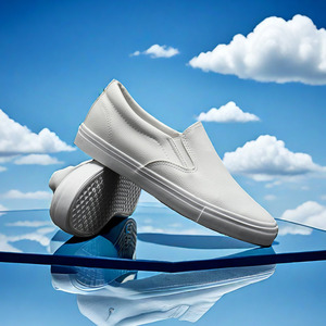 Chaussures <span class=keywords><strong>bateau</strong></span> plates de <span class=keywords><strong>luxe</strong></span> pour hommes en cuir PU imperméable, semelle souple et durable, chaussures décontractées - Product Image 5
