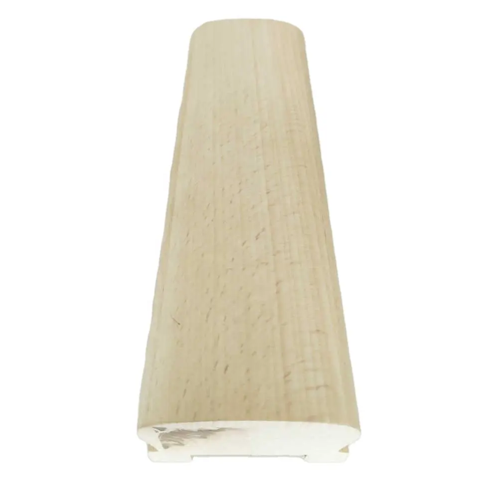 Trilho de madeira de beech, guardanapo personalizado de madeira sólida para escada, trilho de madeira