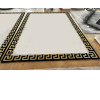 High Quality Handmade Acrylic Carpet Living Room Large White Color Wholesale Price Area Rugs