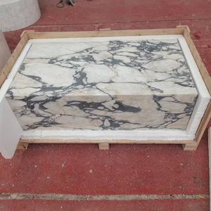 <span class=keywords><strong>Table</strong></span> en forme de cube en marbre Calacatta Viola naturel pour <span class=keywords><strong>table</strong></span> d'appoint - Product Image 4