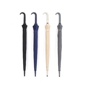 Paraguas de Negocios Grande Transfronterizo de 16 Varillas con Mango Largo, Sencillo, Resistente, Semiautomático, Doble, con Logotipo Imprimible, para Adultos - Product Image 1