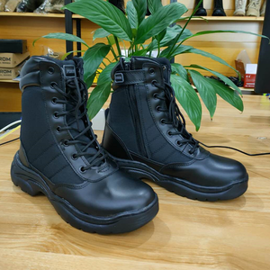 Bottes tactiques TSB601 pour le camping et les activités de plein air, avec logo PDRM, semelle extérieure en caoutchouc antidérapante, pour le sport et le camping, en cuir de vache - Product Image 2