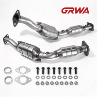 Convertisseur catalytique GRWA pour Ford 2002-2011 Diesel, position avant, en acier inoxydable, avec tube d'échappement en céramique, amélioration