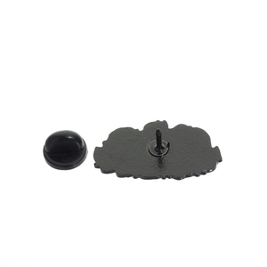 Dessin animé chat noir émail broches paresseux drôle chats broches revers Badge sac à dos bijoux accessoires cadeau pour les amis - Product Image 5
