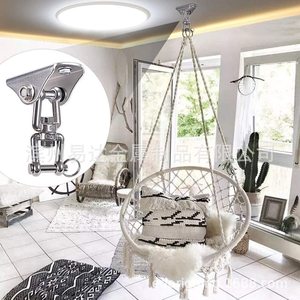 Stainless Steel 304 Aerial Yoga Swing Fixed Plate Ceiling Mount For <b>Hammock</b> Chair Outdoor Indoor Use - Product Image 1