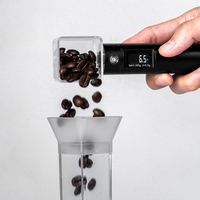 Timbangan Kopi 0.5g Berat Maksimum 300g Layar LED Ganda Unit Ukuran Besar Baterai Lithium Port Tipe C Otomatis Portabel untuk Makanan