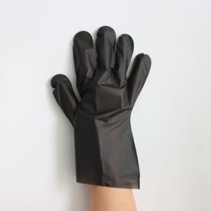 Guanti monouso in TPE guanti in plastica per la pulizia del guanto in TPE da cucina impermeabile blu bianco nero in vendita - Product Image 6