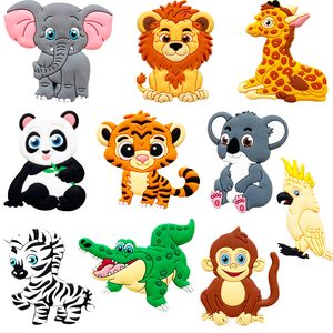 Aimants de réfrigérateur ovales imperméables écologiques <span class=keywords><strong>pour</strong></span> tout-petits, animaux sauvages, grands, mignons, doux, entièrement magnétiques, en caoutchouc, jouets <span class=keywords><strong>pour</strong></span> enfants - Product Image 2