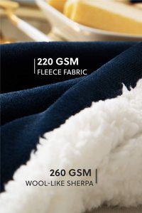 Đôi Lớp Siêu Mềm Flannel Sherpa Lông Cừu Em Bé Chăn Cho Ném Và Giường Chăn - Product Image 5