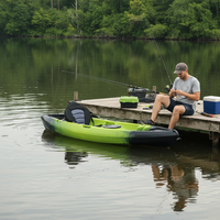 Kayak de pêche en plastique HDPE monoplace de 8 pieds, type sit-on-top, avec moteur électrique, pour la location en mer ou en océan, certifié CE