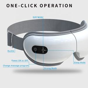 007 abs branco sem fio música portátil, mini vibratório pressão de ar, alívio de fadiga ocular, prevenção da miopia, aparelho massageador de olhos - Product Image 3