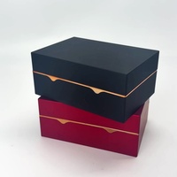 Boîte à bijoux carrée en bois de luxe avec enregistrement vocal et lumière LED pour bagues, colliers, boucles d'oreilles, emballage cadeau