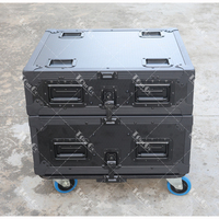 Flight Case pour porte coulissante 2U 4U Slam Rack