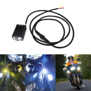 Acessórios do carro 36W luz líquida média levou farol tri cor Luzes auxiliares led lente do projetor Front Grille <span class=keywords><strong>Light</strong></span> - Product Image 6