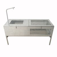 Cage de poussins sur pied avec double porte, chauffable, avec plateau en plastique, à vendre