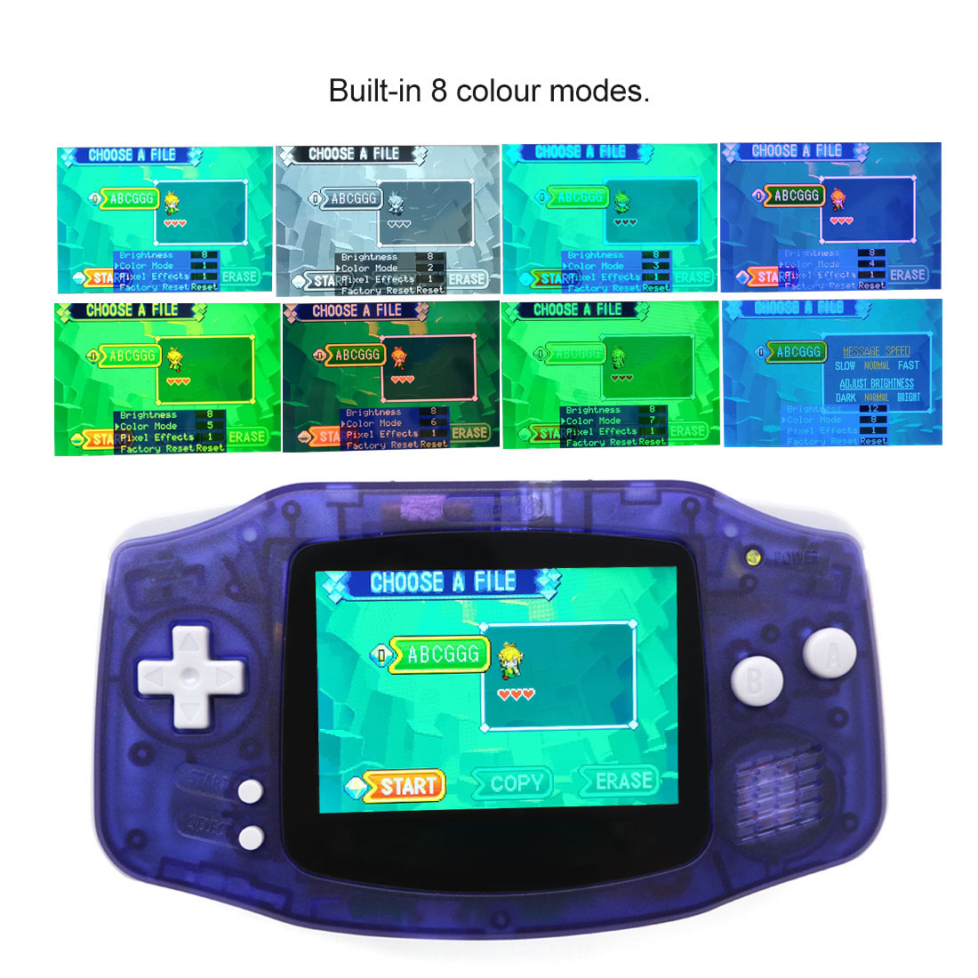 ゲームボーイアドバンスコンソール用のHDMI互換GBAドックステーション