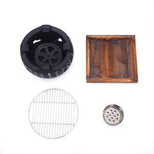 Poêle à barbecue portable en alliage d'aluminium avec <span class=keywords><strong>brasero</strong></span> à charbon <span class=keywords><strong>de</strong></span> bois mobile pour la cuisine en plein air - Product Image 2