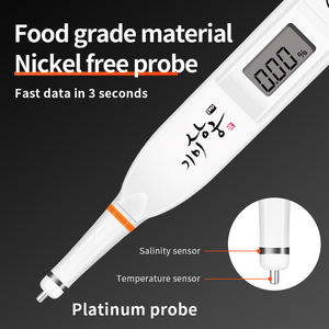 SB-2000PRO 0.01%-10% tuzluluk ölçer OEM mutfak gıda Salinometer çorba halometre tuzlu salamura deniz suyu su ürünleri test cihazı ABS - Product Image 5