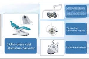 Set completo regolabile sedia dentale di alta qualità per trattamento dentale sedia attrezzature cliniche per moderni studi dentistici - Product Image 4