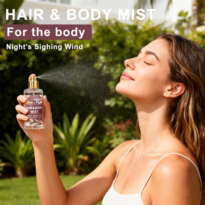 Spray per Capelli e Corpo all'Olio di Ricino e Glicerina, Fragranza Vegetale Leggera e Duratura, Cura Quotidiana, Nebulizzatore Portatile - Product Image 1