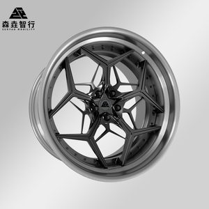 Jantes forgées en deux parties, design toile d'araignée |   Jantes concaves profondes personnalisées pour Lamborghini <span class=keywords><strong>Huracan</strong></span>, Audi R8, AMG GT, BMW M4 - Product Image 2