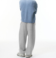 Pantalon de jogging pour homme coupe droite, style américain, en molleton décontracté à jambe large, nouvelle collection printemps/été