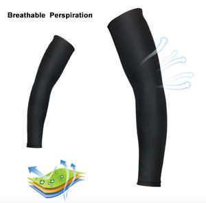 공장 직접 폴리에스터 탄성 팔 소매 스포츠 실행 UV 태양 보호 압축 사용자 정의 여름 야외 활동 - Product Image 5