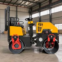 Rouleau compresseur hydraulique diesel polyvalent pour l'aménagement de chemins