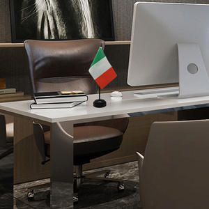 Banderas de países del mundo decorativas hechas a medida, escritorio, Bandera de Mesa Nacional con escritorio de soporte de plástico y bandera de mesa de Italia - Product Image 2
