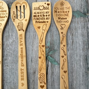 Juego de Utensilios de Cocina Santai de Bambú Antiadherente de Cinco Piezas con Cuchara y Espátula - Product Image 3