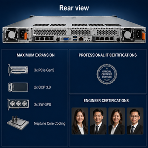 Servidor en Rack 1U SR630 V4, Doble Intel Xeon 6, 32 Ranuras DDR5, hasta 8TB de Memoria, Servidor de Virtualización para Alojamiento en la Nube - Product Image 3