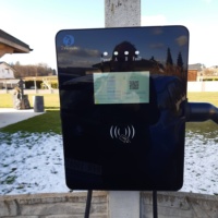 Chargeur mural pour véhicules électriques HTYITONG APP contrôlé par WiFi, CCS2, type 2, 22 kW, nouveau, IP65, étanche, en métal