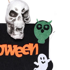 Decoración de Halloween: Colgante de calabaza, fantasma y bruja de tela no tejida para puerta o barra - Product Image 4