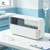 Bomba de Infusión Intravenosa de Doble Canal VIRANT VM-SP-770 con Certificación CE, Alimentada por Batería, de Alta Calidad, con 1 Año de Garantía para Uso Hospitalario