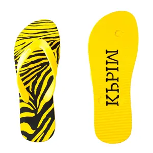 Flip-Flops Slippers Promotional Customized Summer EVA Flat Sandals Flip Flops Pool Beach Slippers