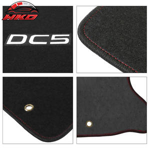 พรมปูพื้นสำหรับ Acura RSX 02-06 DC5 แบบ OE พรมปูพื้นด้านหน้าและด้านหลัง ผ้ากำมะหยี่ สีดำ - Product Image 5