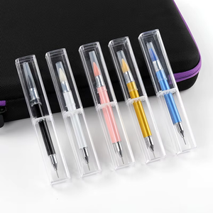 ชุดอุปกรณ์ปักเพชรแบบ DIY พร้อมปากกาเจาะเพชร 5 สีใหม่ หัวแว็กซ์  พร้อมเข็มและหัวปากกา - Product Image 6