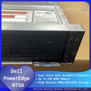 เซิร์ฟเวอร์แร็ค PowerEdge R750 สำหรับเครือข่ายองค์กร พร้อม Intel Xeon สองตัว แรม DDR4 ที่เก็บข้อมูล NVMe SSD สินค้าใหม่พร้อมส่ง - Product Image 2