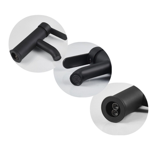 Rubinetto per Lavabo in Acciaio Inox 304 Nero, Miscelatore Monocomando per Bagno con Cartuccia in Ceramica e Design Aeratore - Product Image 3