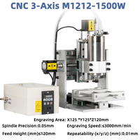 Mini Machine CNC DIY Hobby 1212/3040/4060/6090 Mini Machine CNC de bureau 3/4 axes pour PCB en bois acrylique laiton aluminium usage domestique