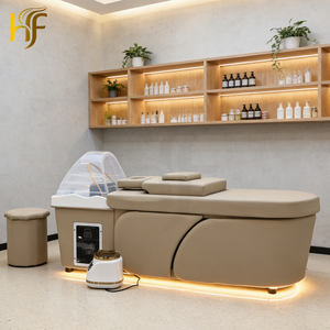 Fabrieksschoonheidssalon haarwasplaats Thaise massagetafel hoofdspa shampoo-unit bedden met stoom en watercirculatie hoofdbehandeling - Product Image 2