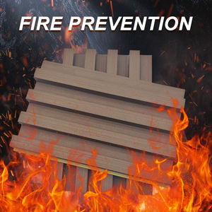 Panneaux muraux acoustiques en PVC WPC de qualité supérieure, de première classe, les plus populaires, pour la décoration murale de télévision - Product Image 3