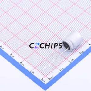 ตัวเก็บประจุแบบโซลิด CD025M471LO10*12L-1A4T แบบ Through hole (THT), ขนาด D10xL12 มม. 470uF 20% 25V โพลีเมอร์ - Product Image 2